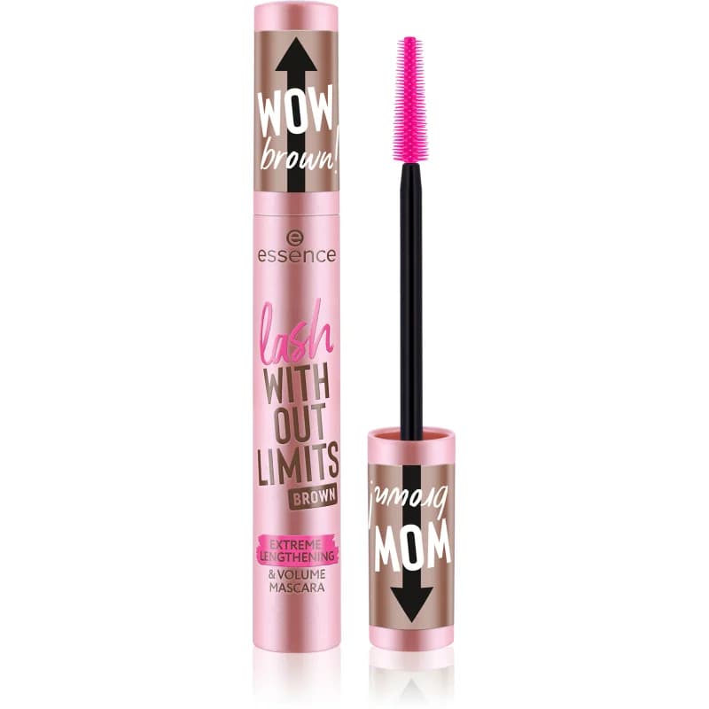 Essence Lash WITHOUT LIMITS Extreme Lengthening & Volume Mascara in brown