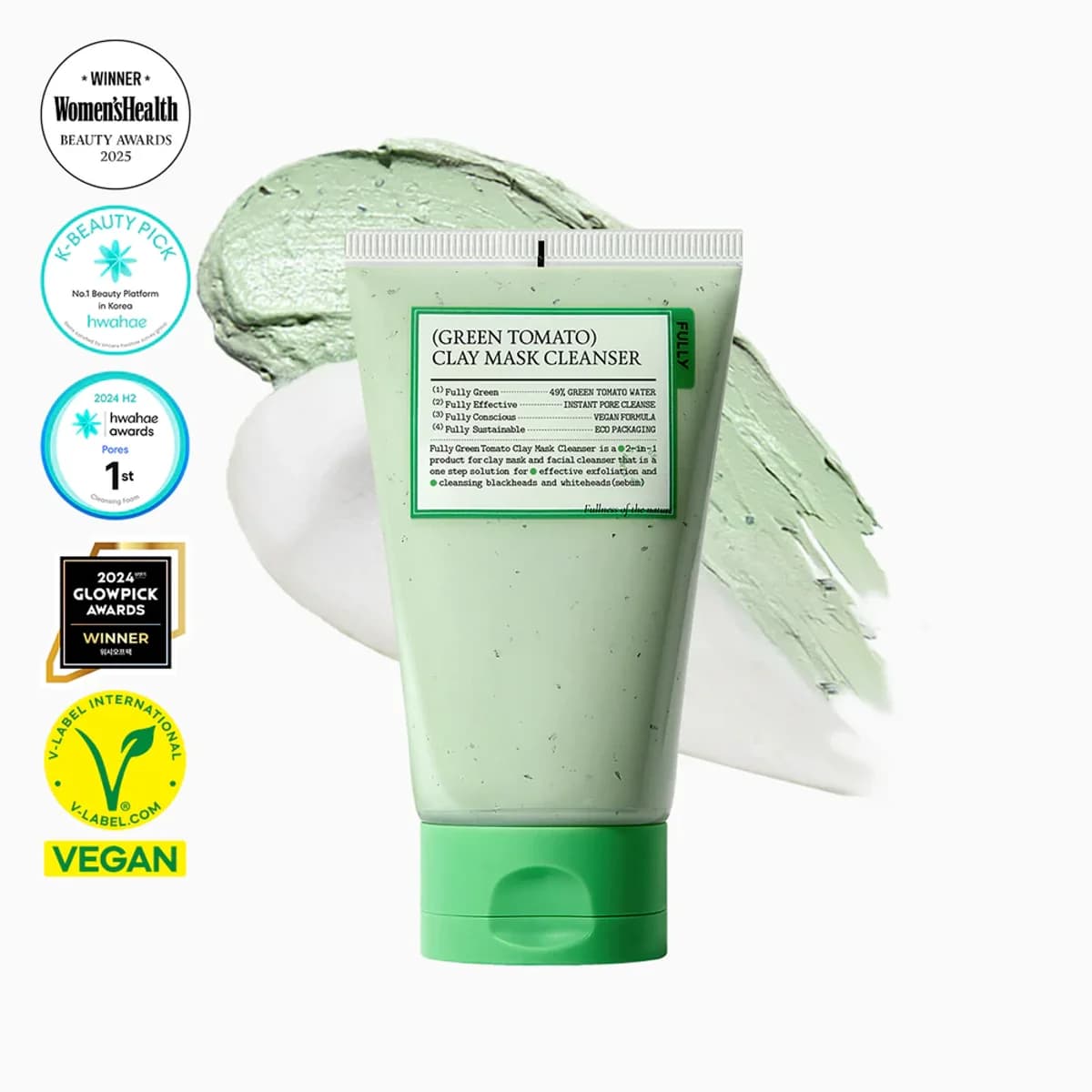 fully Green Tomato Clay Mask Cleanser - 120ml