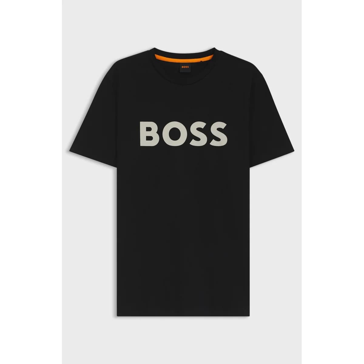 Cotton jersey T-shirt with large printed logo