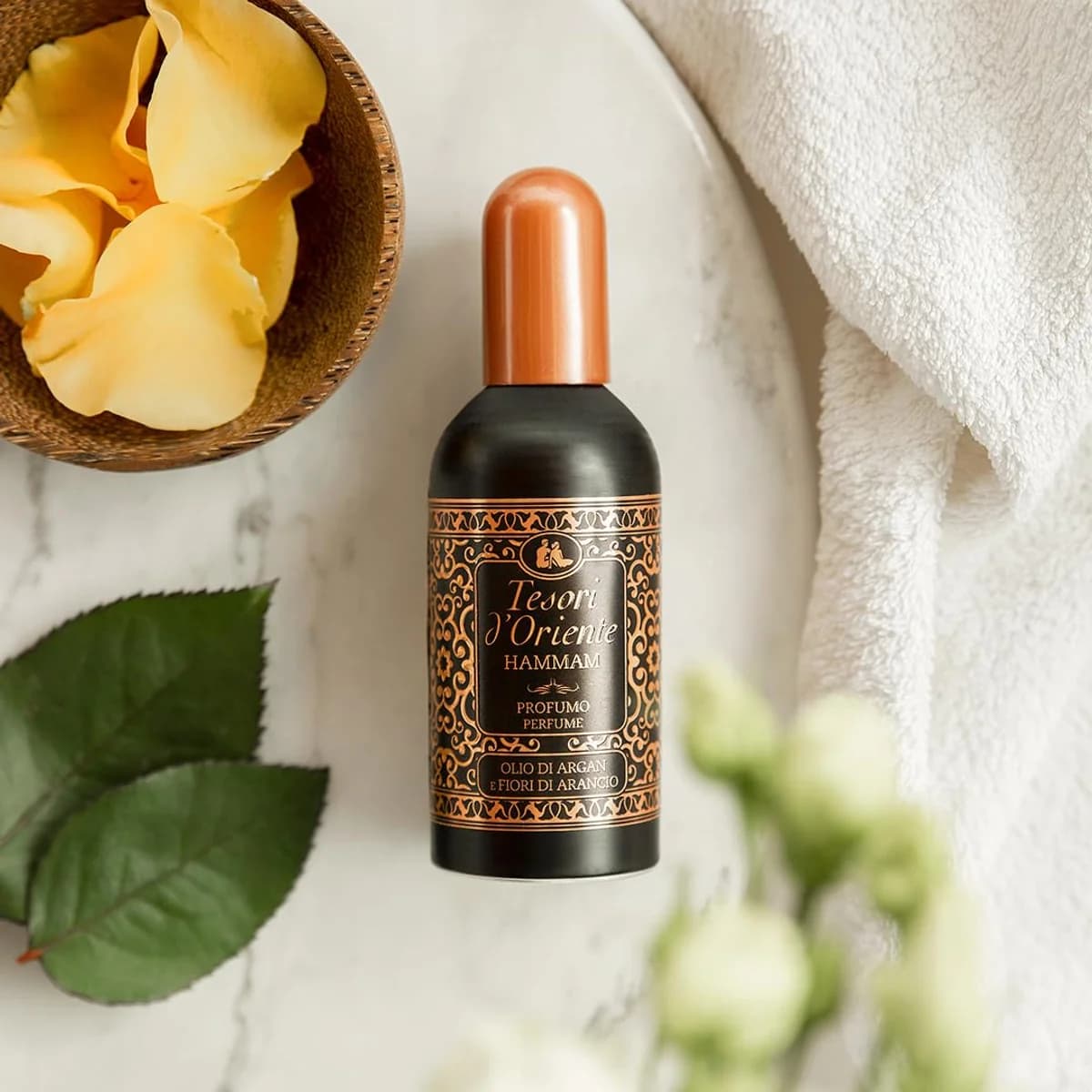 Tesori d'Oriente Treasures of the East Hammam Aromatic Perfume with Argan Oil and Orange Blossom 100 ml