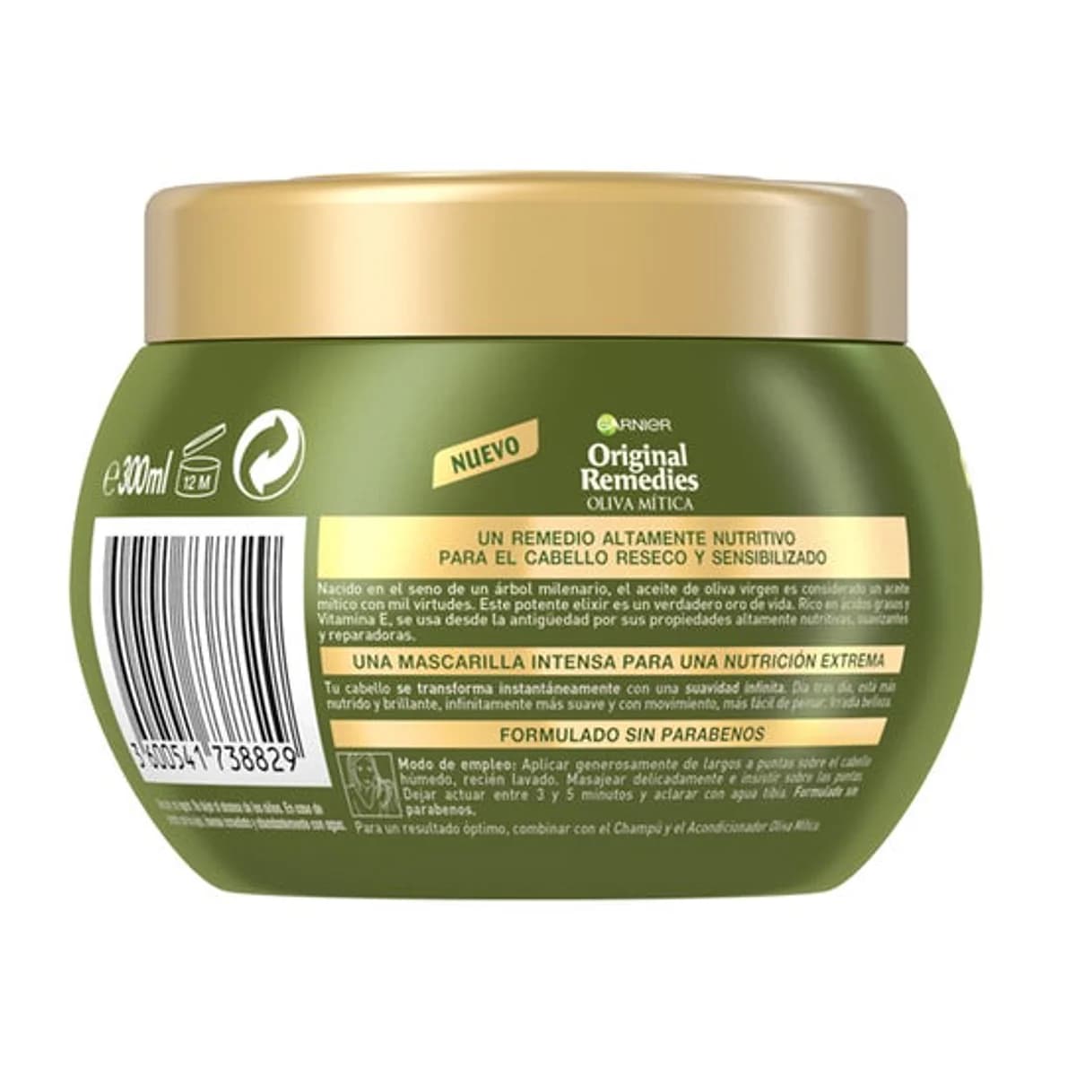 Garnier Botanic Therapy Mythic Olive Nourishing Hair Mask 300 ml thumbnail 3