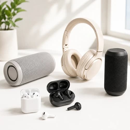 Earphones, Headphones & Speakers