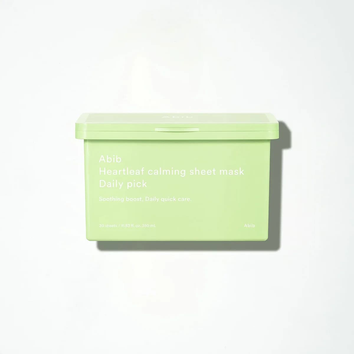 Abib Heartleaf calming sheet mask Daily pick