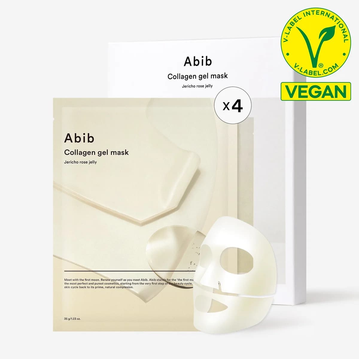 Abib Vegan Collagen gel mask Jericho rose jelly - 4 Masks