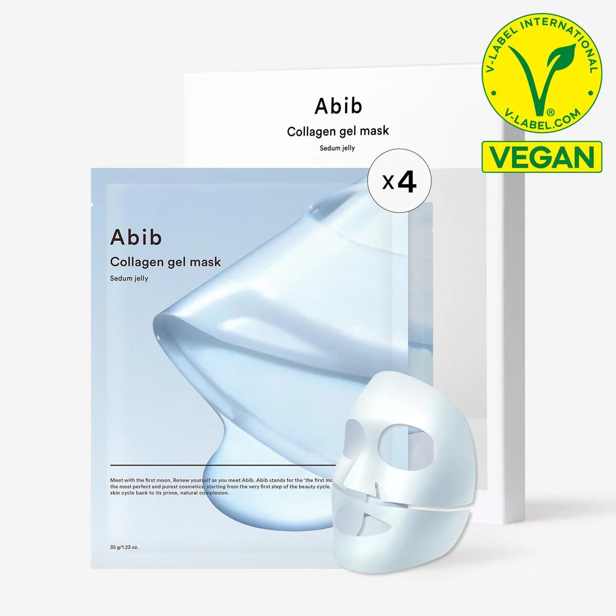 Abib Vegan Collagen gel mask Sedum jelly - 4 Masks
