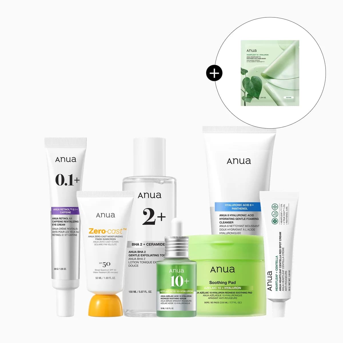 Anua 7-Day Breakout Care Routine Set