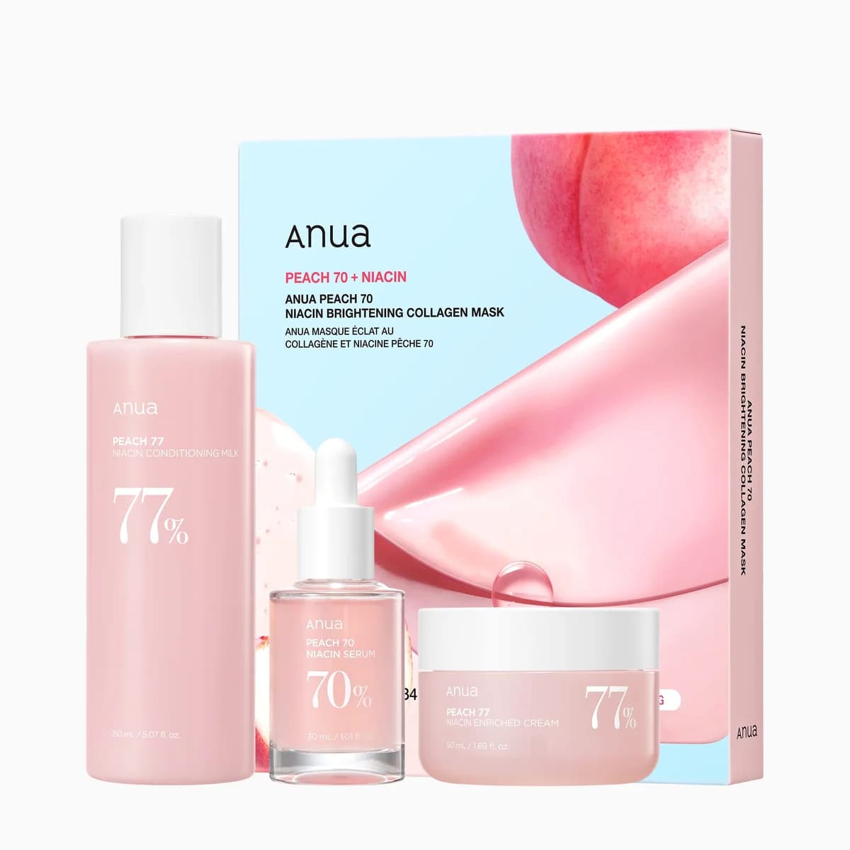 Anua Peach Brightening Set