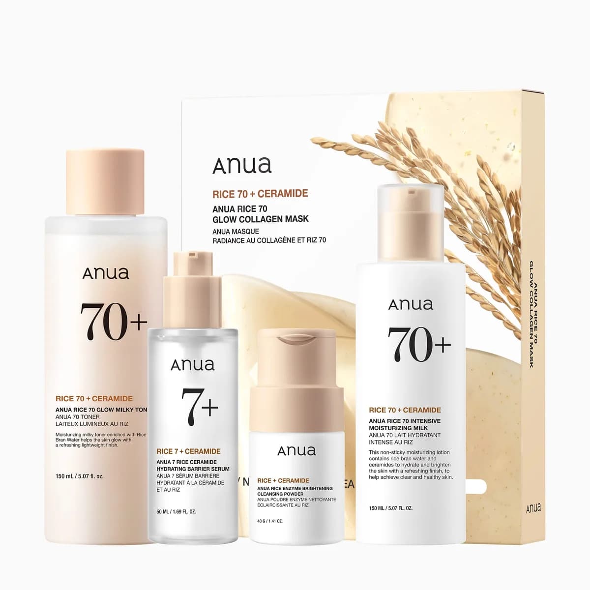 Anua Rice Nourishing Full Set for Dry Skin