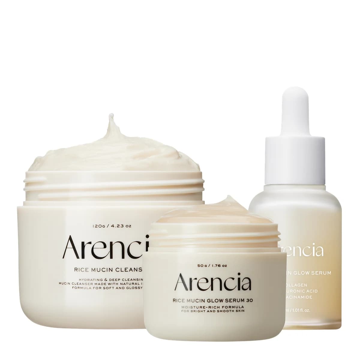 Arencia Rice Glow & Nourishing Trio - Glow Recovery Routine