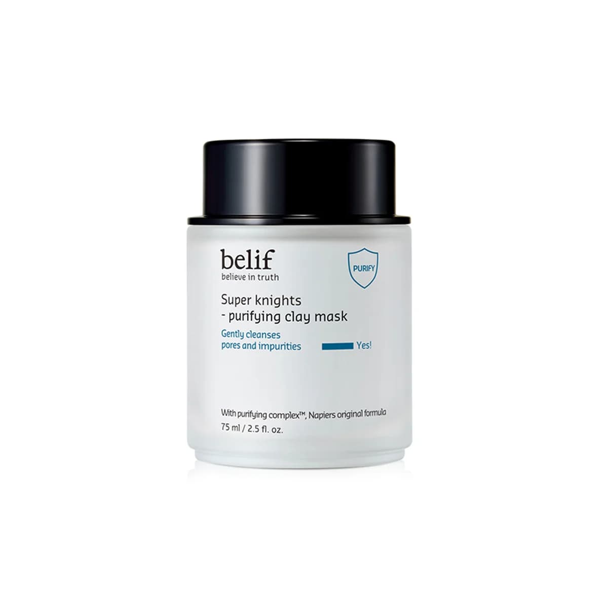 belif Super knights - purifying clay mask - 75ml