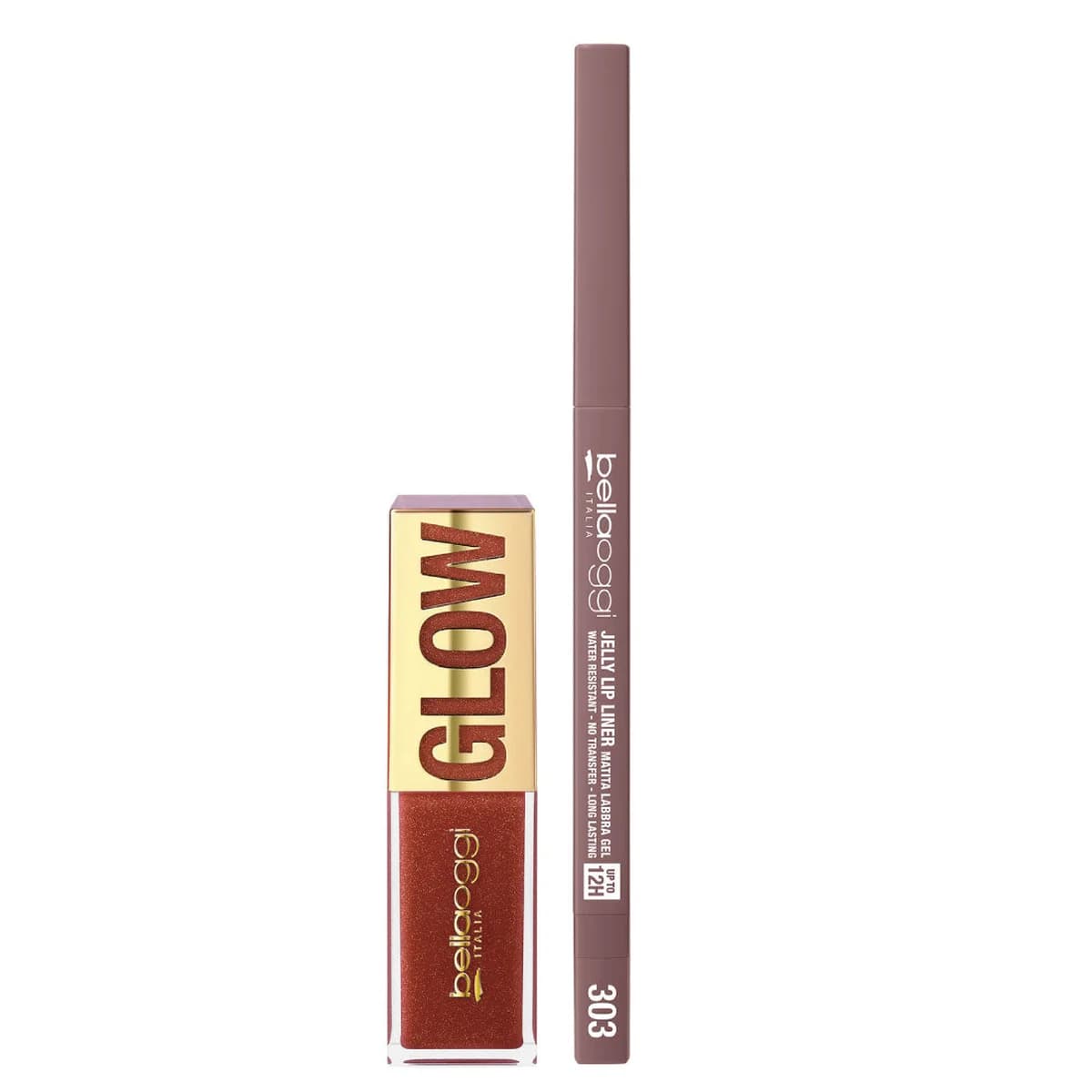 Bellaoggi Shine & Define Lip Duo BRONZE BROWN