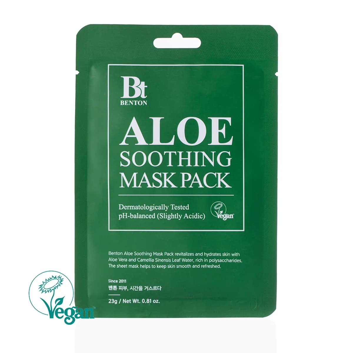 benton Aloe Soothing Mask Pack - 23g x 10ea