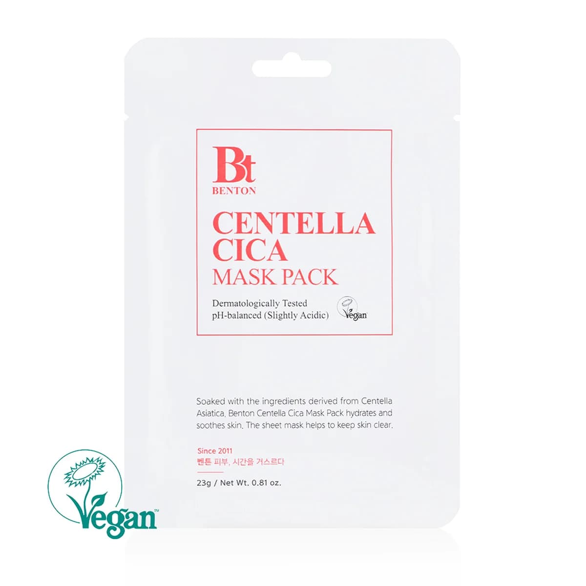 benton Centella Mask Pack - 23g x 10ea