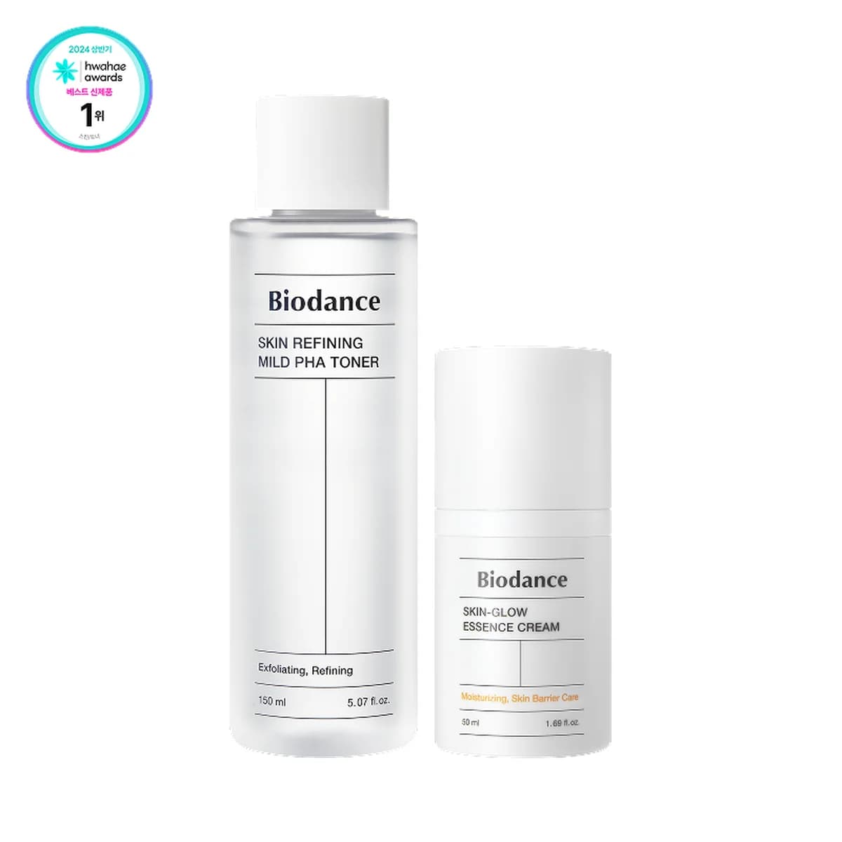 biodance Soft Skin Exfoliating Care Set (PHA Toner Essence Cream)