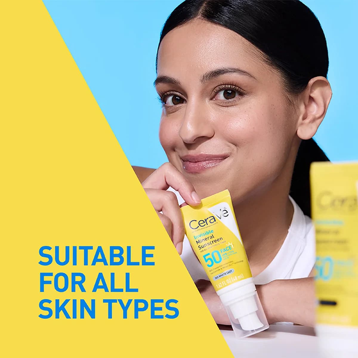 CeraVe Invisible Mineral Sunscreen SPF 50 (48ml) thumbnail 5