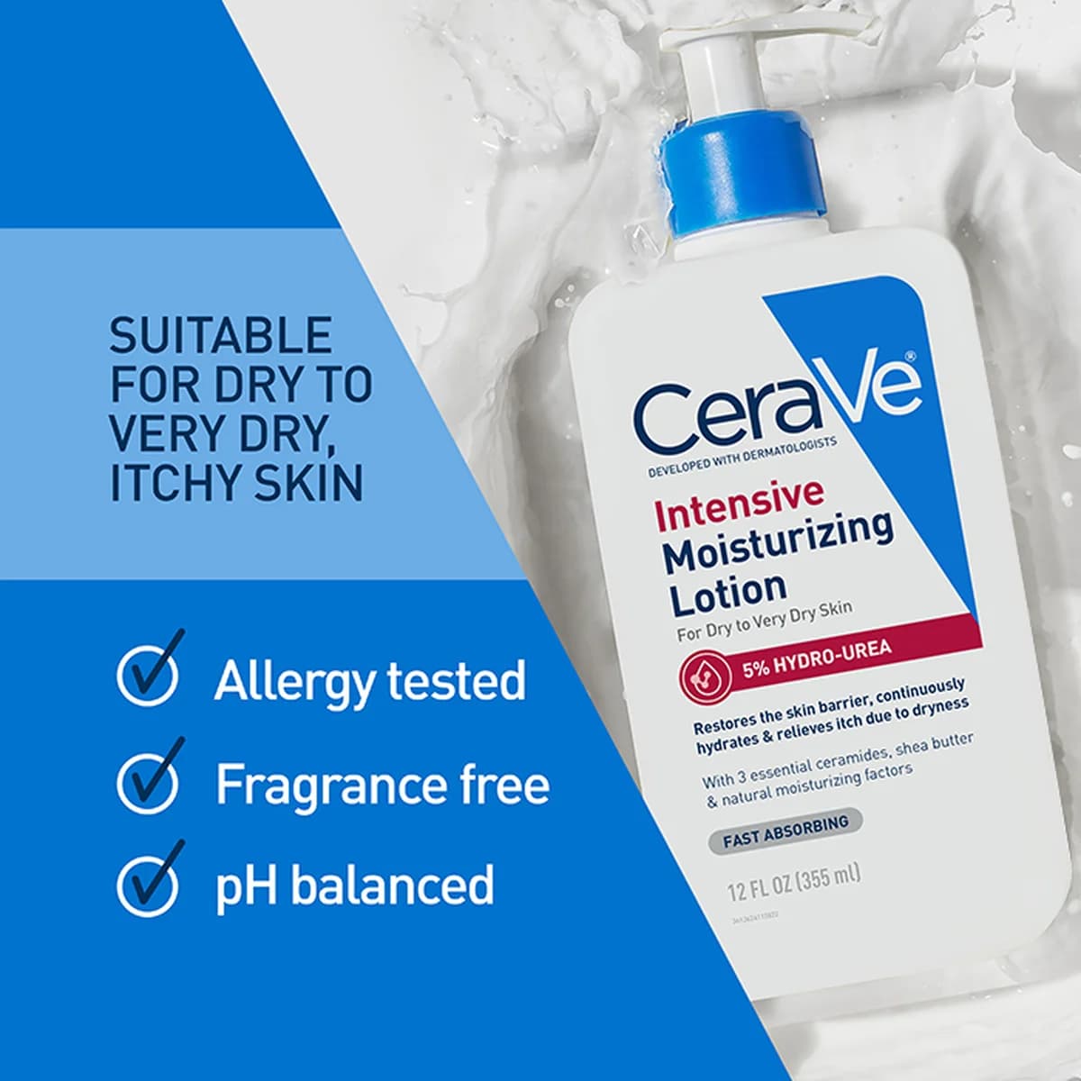 Cerave Intensive Moisturizing Lotion For Dry to Very Dry Skin thumbnail 4
