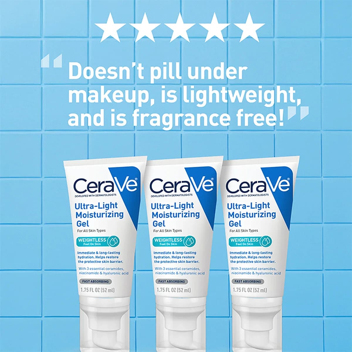 Cerave Ultra-Light Moisturizing Gel For All Skin Types thumbnail 5