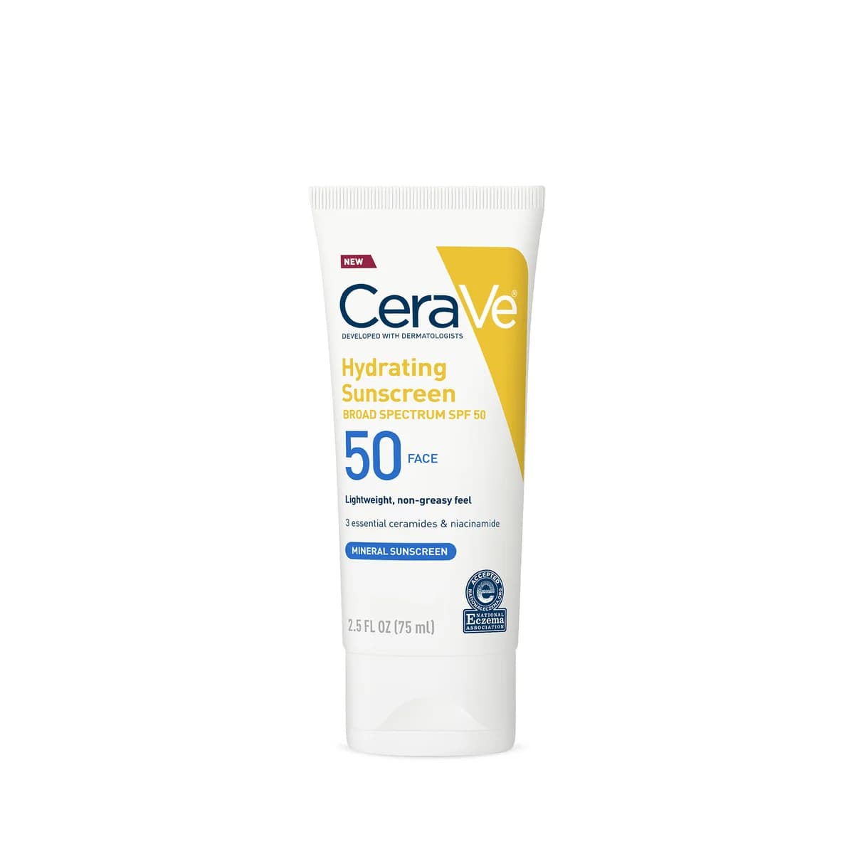 CeraVe Hydrating Mineral Sunscreen SPF 50 Face Lotion 75ml