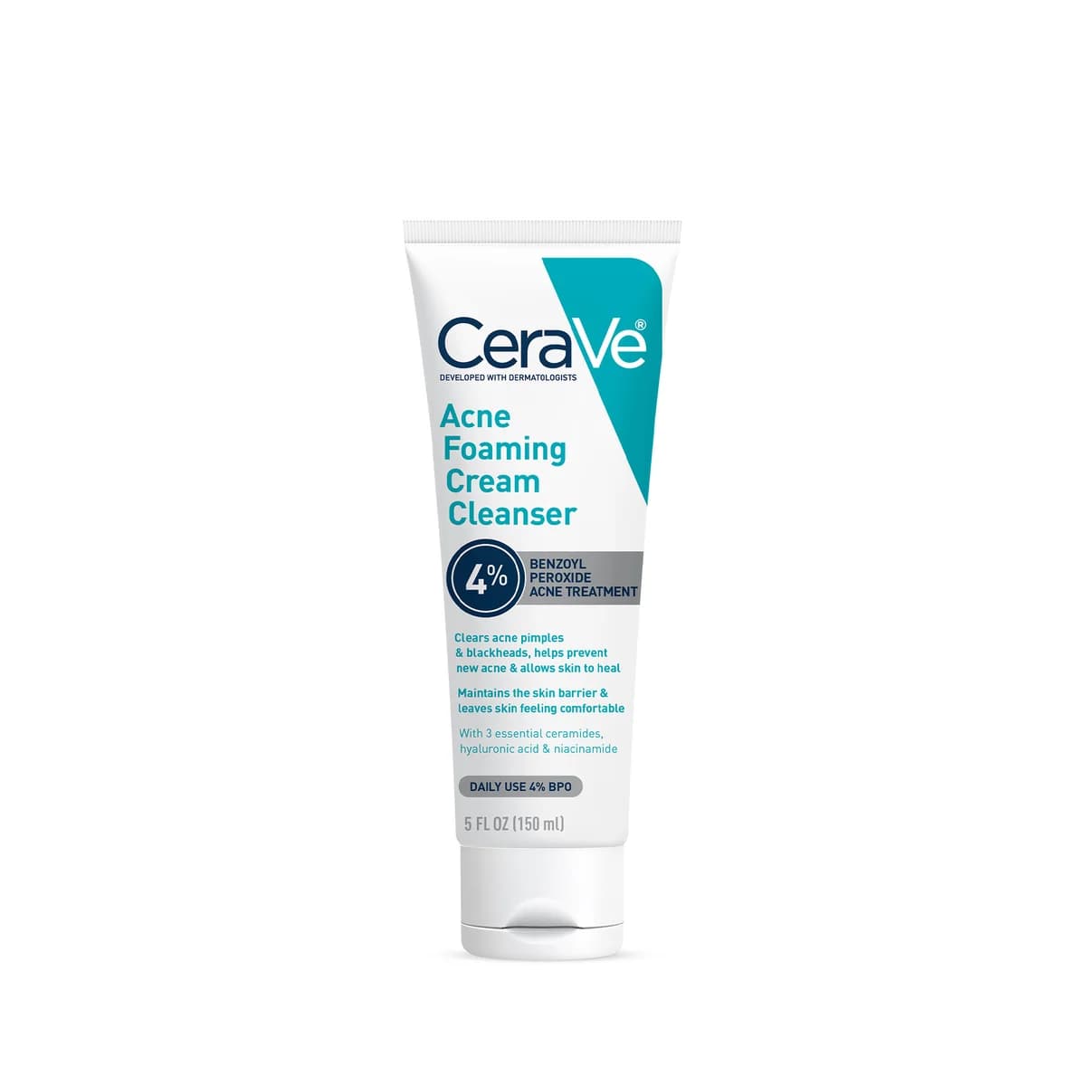 Cerave Acne Foaming Cream Cleanser For Acne-Prone Skin