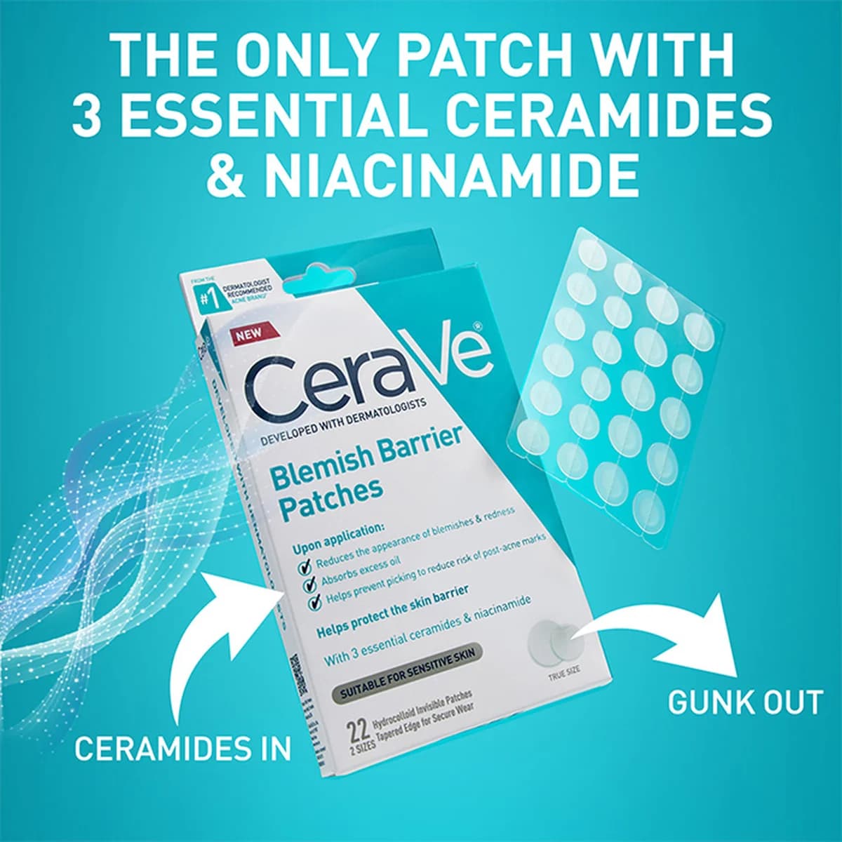 Cerave Blemish Barrier Patches Oily, Blemish-Prone, and Sensitive Skin thumbnail 3