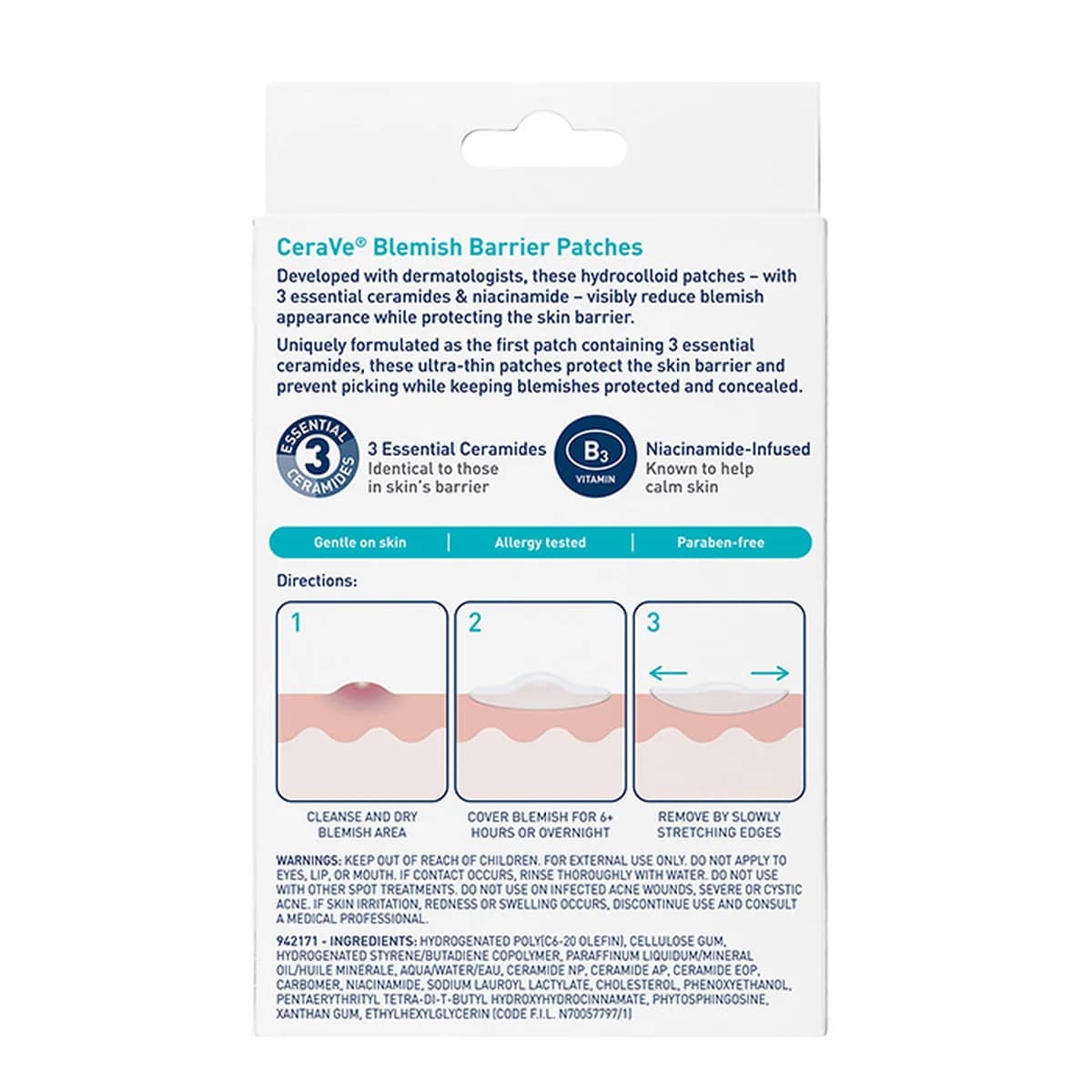 Cerave Blemish Barrier Patches Oily, Blemish-Prone, and Sensitive Skin thumbnail 9