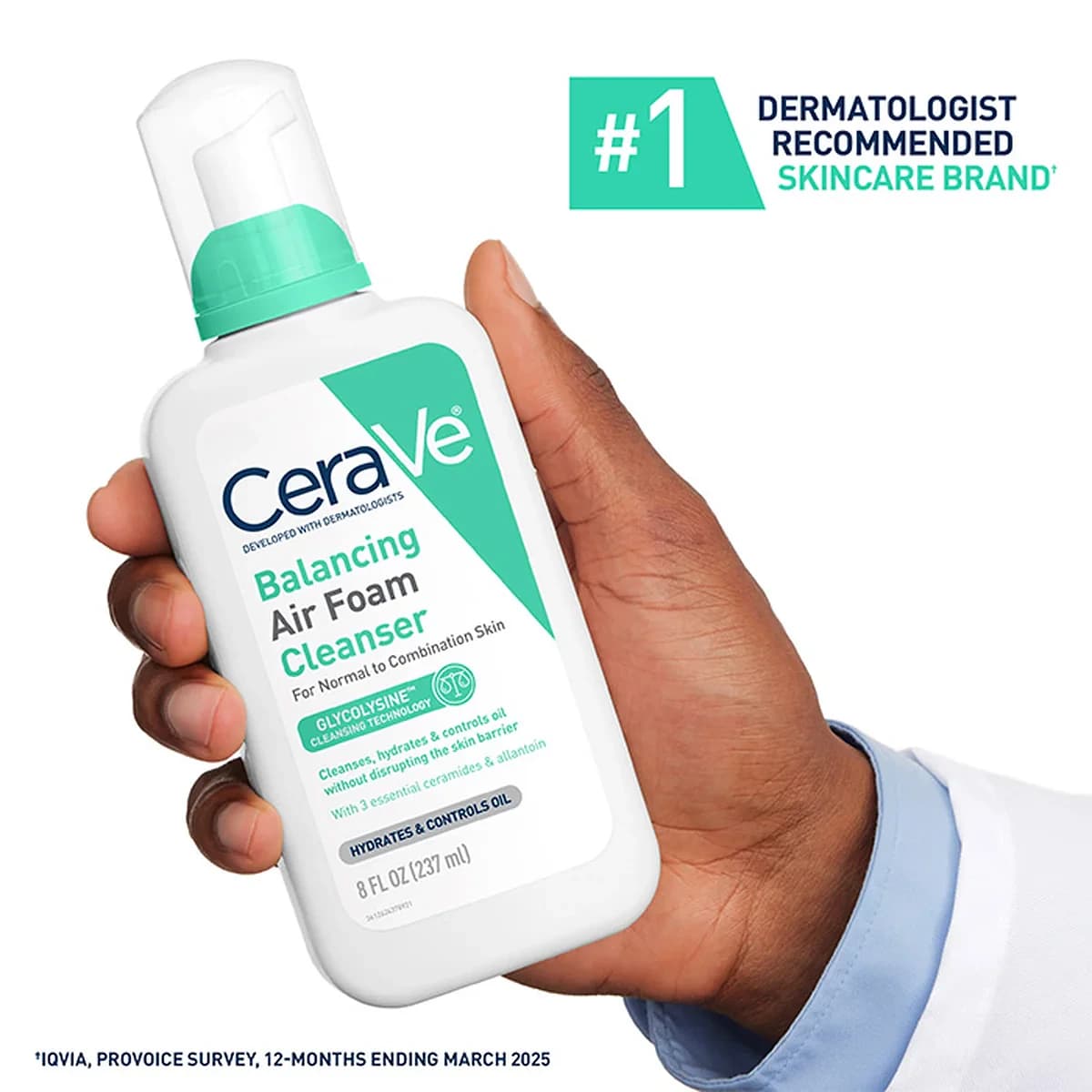 Cerave Balancing Air Foam Facial Cleanser For Normal, Combination, and Sensitive Skin Types thumbnail 5