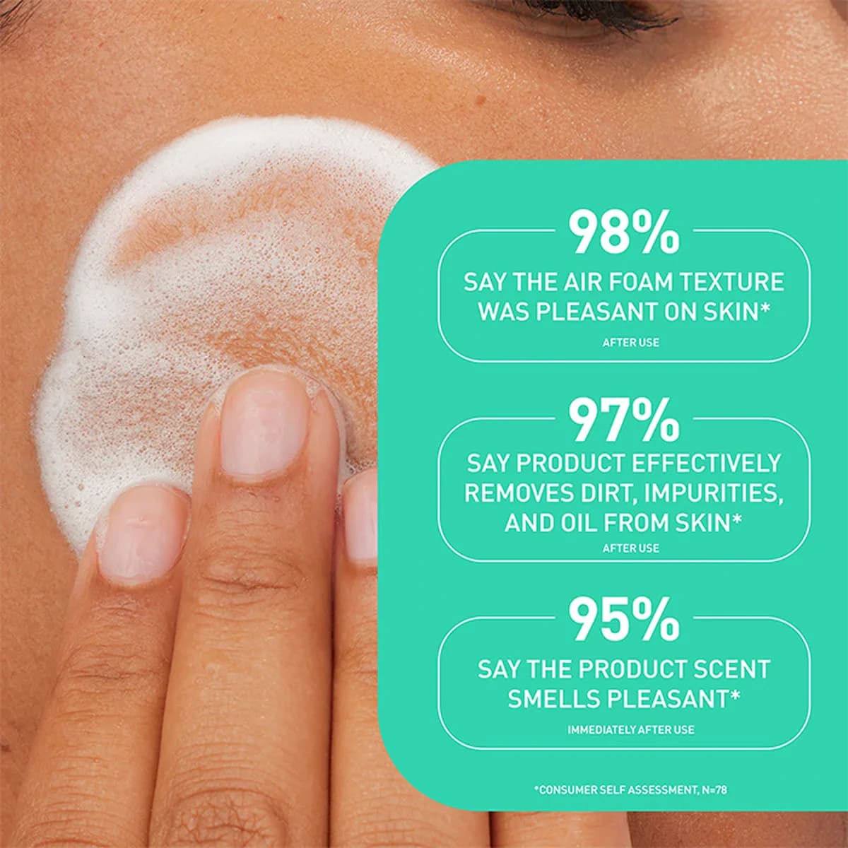 Cerave Balancing Air Foam Facial Cleanser For Normal, Combination, and Sensitive Skin Types thumbnail 10