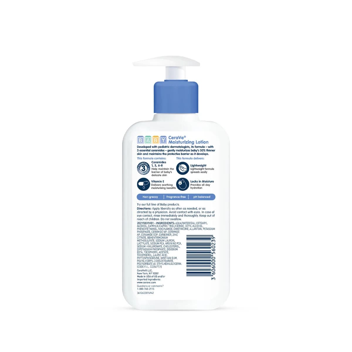 Cerave Baby Moisturizing Lotion For Baby Skin thumbnail 2