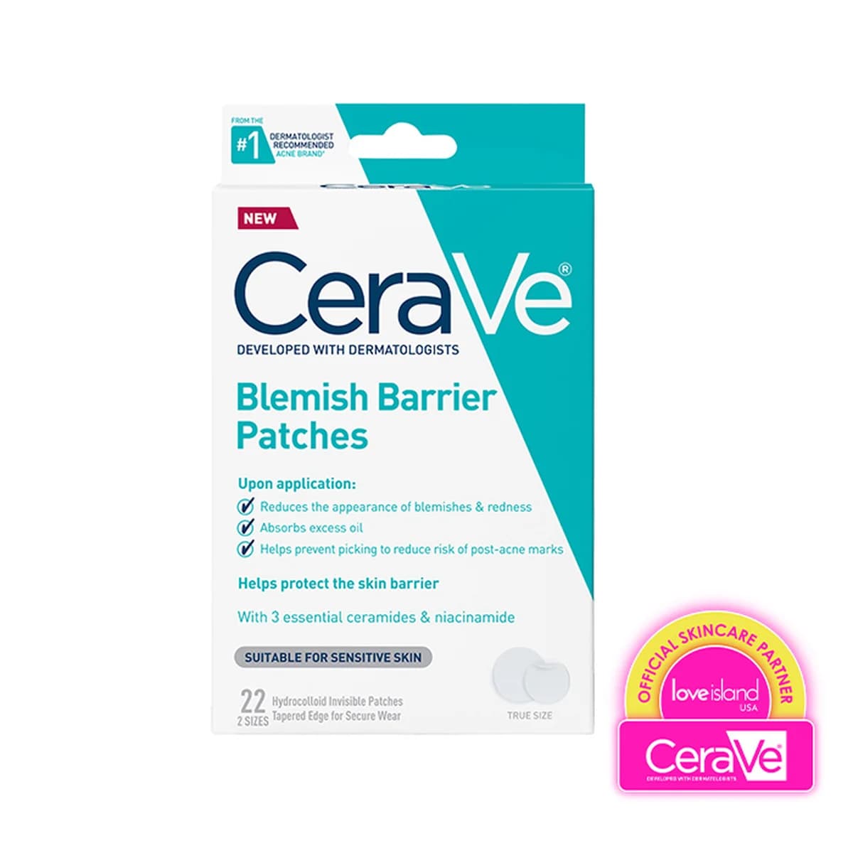 Cerave Blemish Barrier Patches Oily, Blemish-Prone, and Sensitive Skin