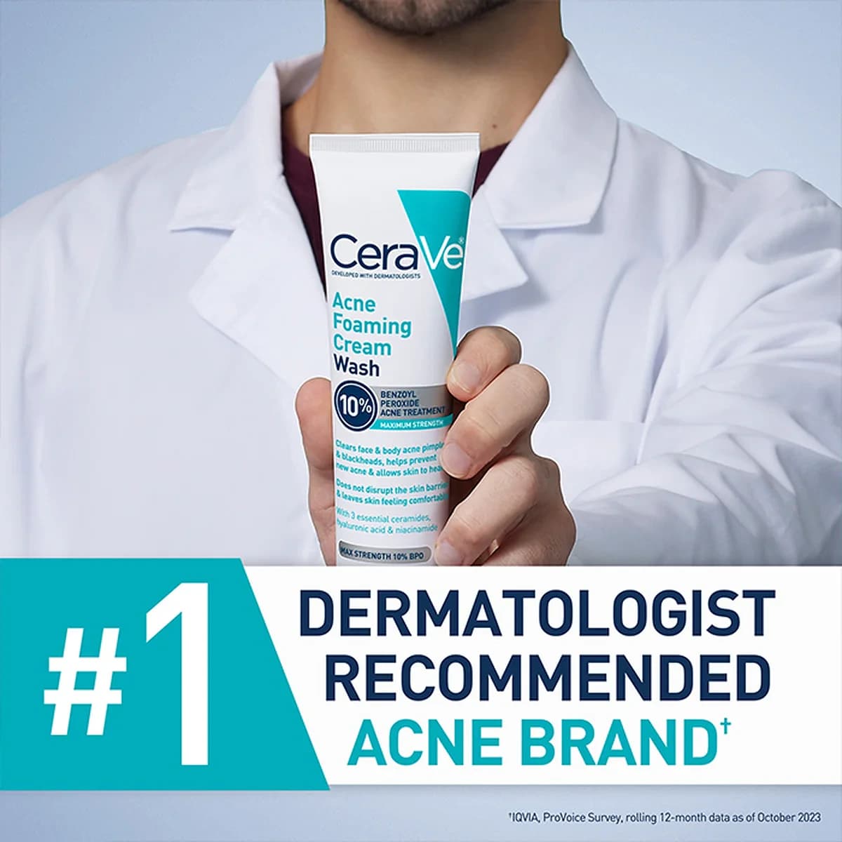 Cerave Acne Foaming Cream Wash For Acne-prone skin thumbnail 8