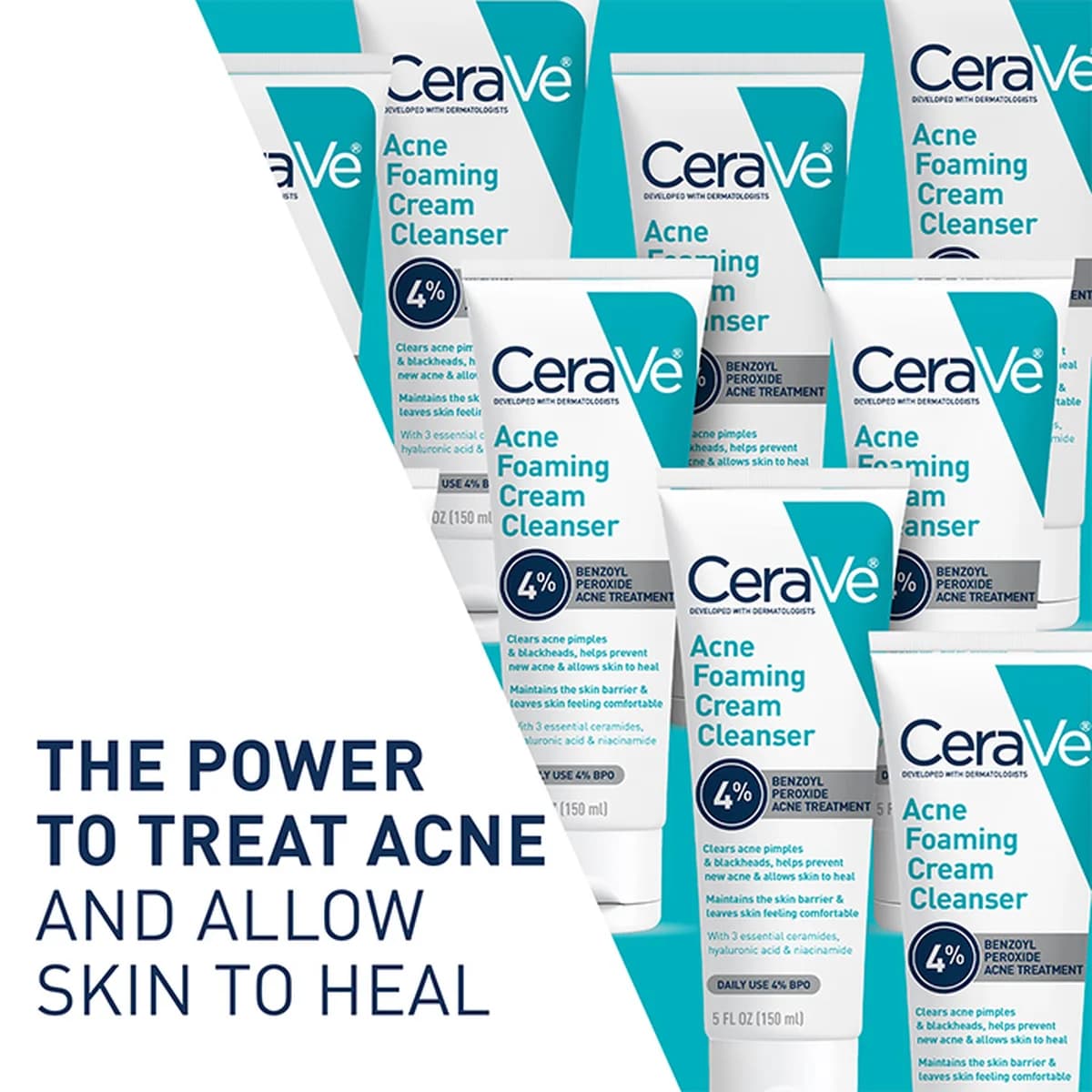 Cerave Acne Foaming Cream Cleanser For Acne-Prone Skin thumbnail 2