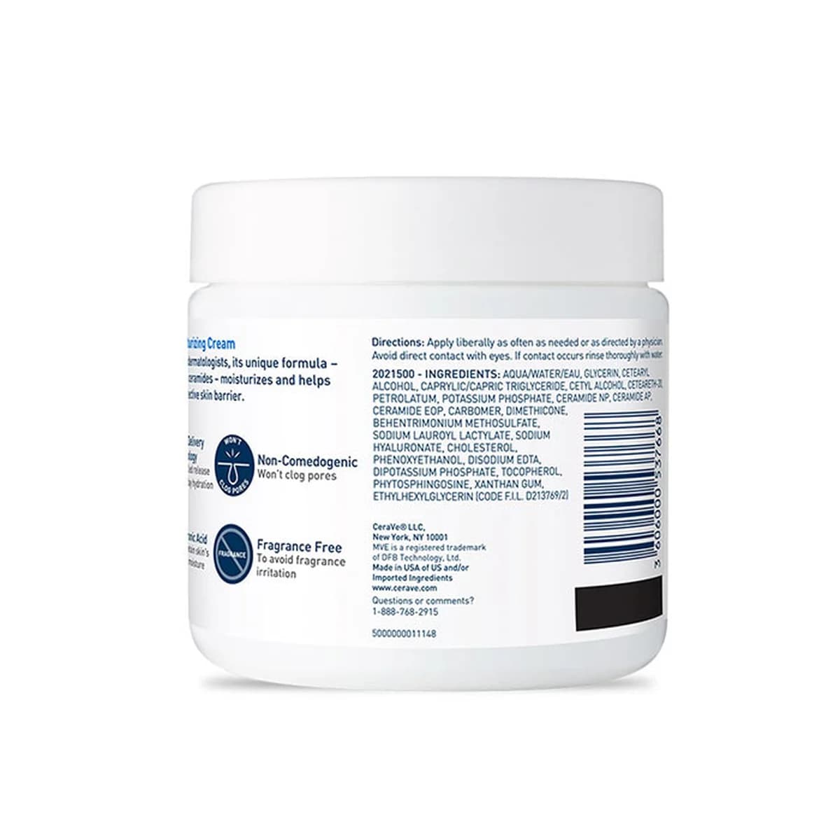 CeraVe Moisturizing Cream for Normal to Dry Skin 453g thumbnail 2