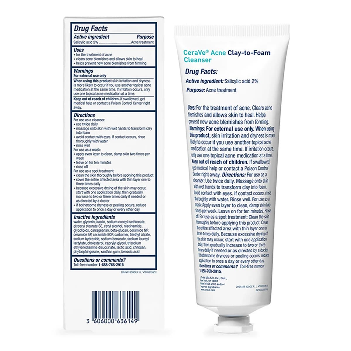 Cerave Acne Clay To Foam Cleanser For Acne-Prone Skin thumbnail 7