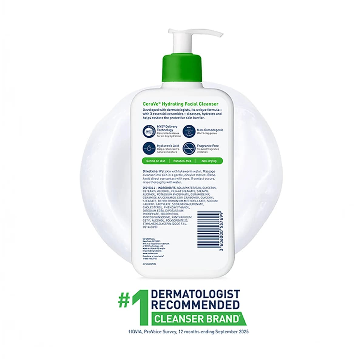 CeraVe Hydrating Facial Cleanser 355ml thumbnail 7