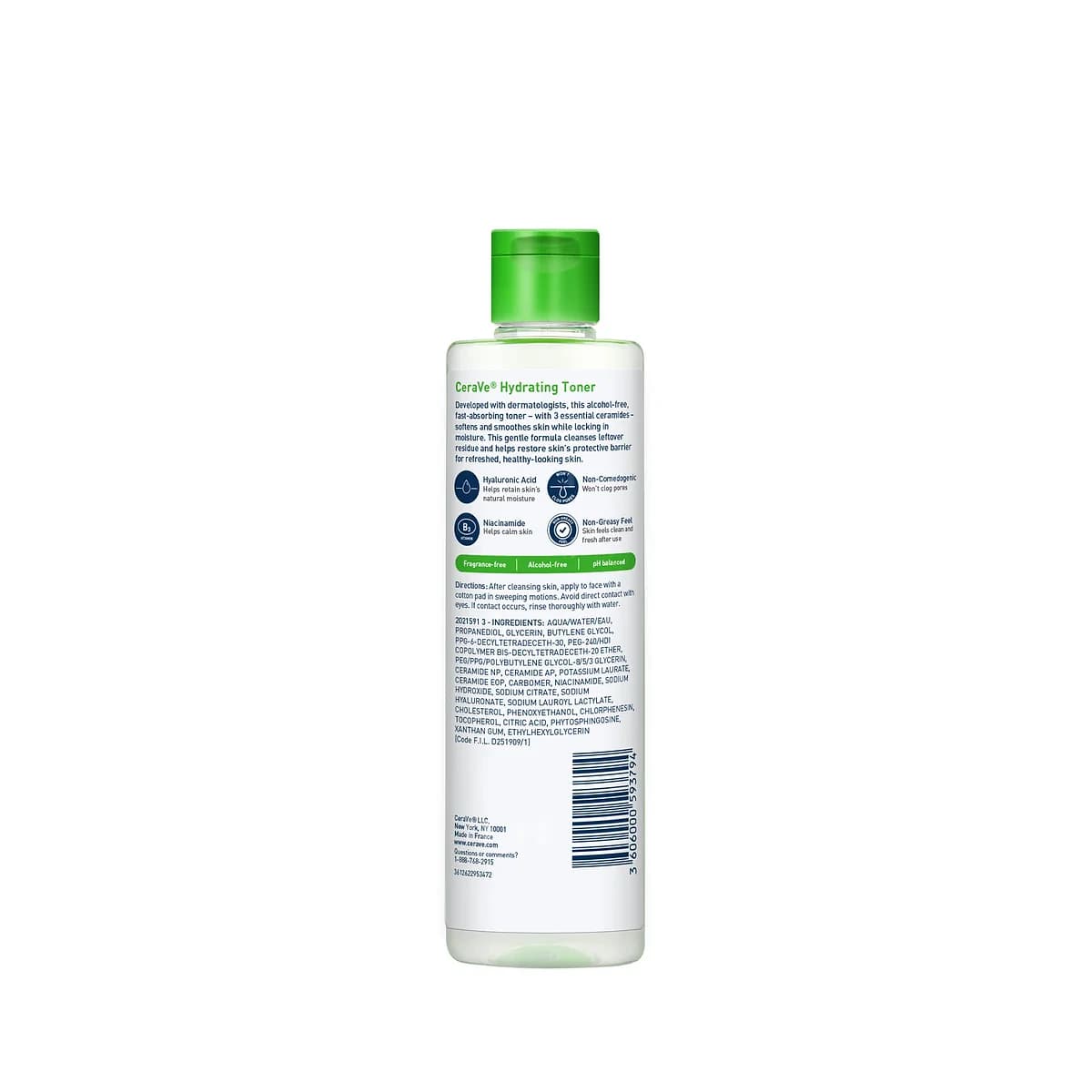 CeraVe Hydrating Toner for Normal to Dry Skin 200ml thumbnail 2