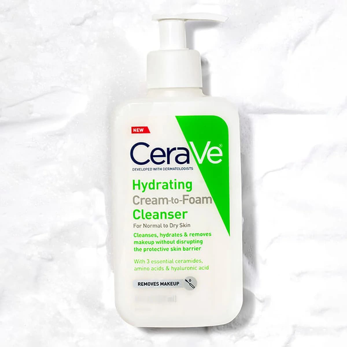 CeraVe Hydrating Cream-to-Foam Cleanser 473ml thumbnail 6