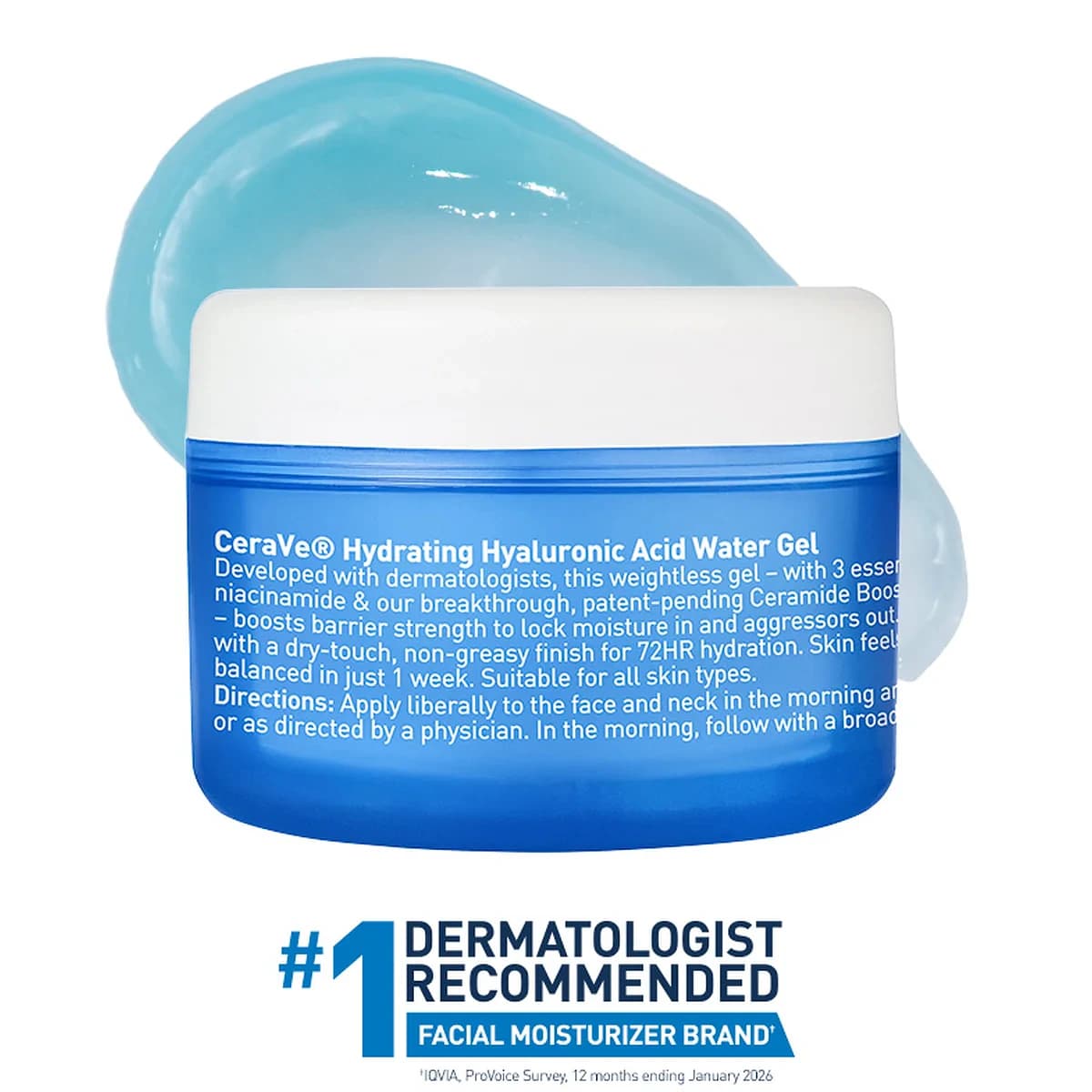 CeraVe Hydrating Hyaluronic Acid Water Gel Face Moisturizer thumbnail 10