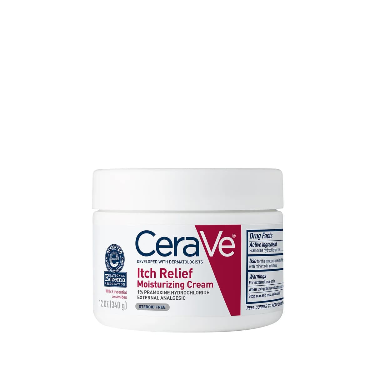 Cerave Itch Relief Cream For Itchy Skin