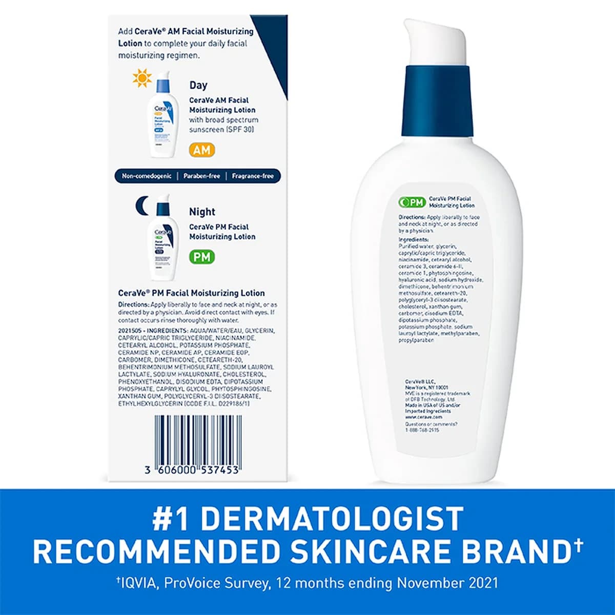 Cerave PM Facial Moisturizing Lotion For All Skin Types thumbnail 6