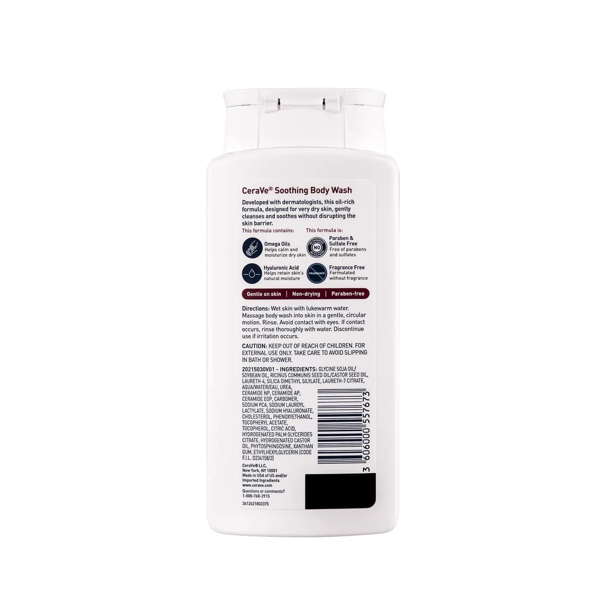 Cerave Soothing Body Wash For Very Dry Skin thumbnail 2