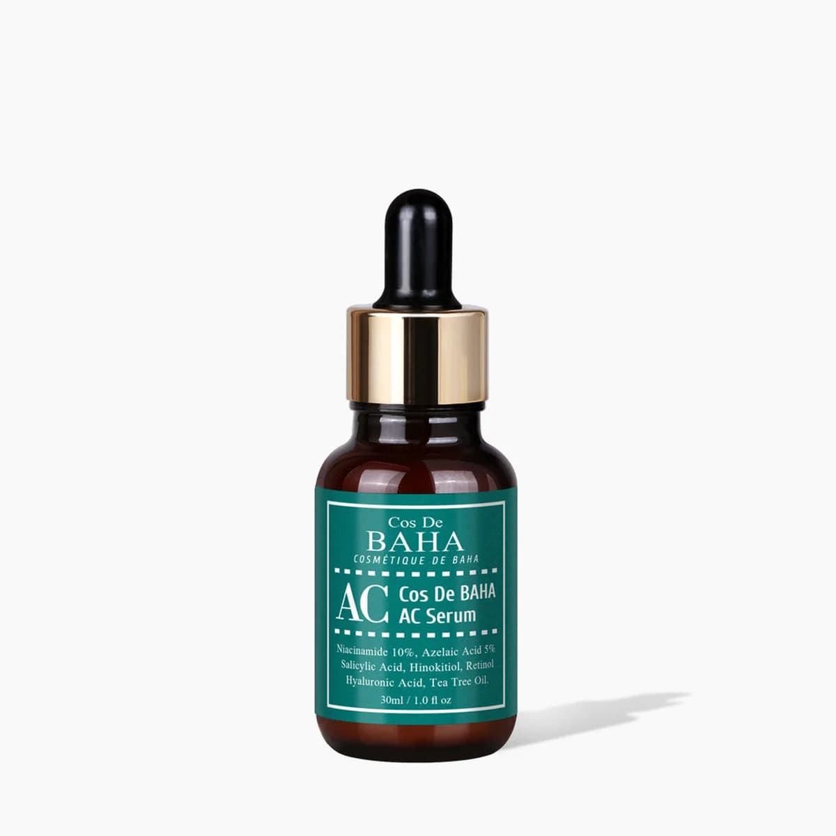 Cos de Baha Niacinamide10% Azelaic Acid 5% Retinol BHA Tea tree Clear Skin Serum - Controls sebum, Acne improvement, Pore management, Exfoliation