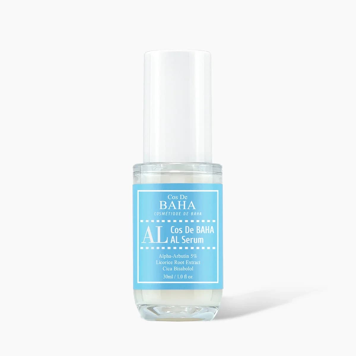 Cos de Baha Alpha-Arbutin 5% Licorice CICA Bisabolol Facial Serum - Reduces hyperpigmentation, Soothing & moisturization, Strengthens skin barrier, Promotes skin regeneration