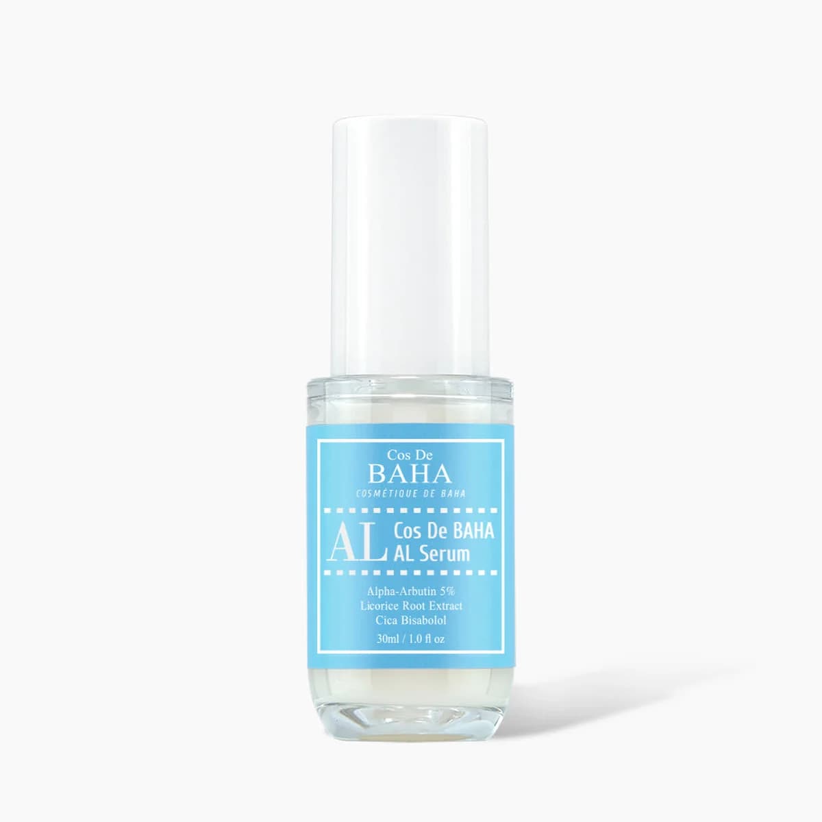 Cos de Baha Alpha-Arbutin 5% Licorice CICA Bisabolol Facial Serum - Reduces hyperpigmentation, Soothing & moisturization, Strengthens skin barrier, Promotes skin regeneration