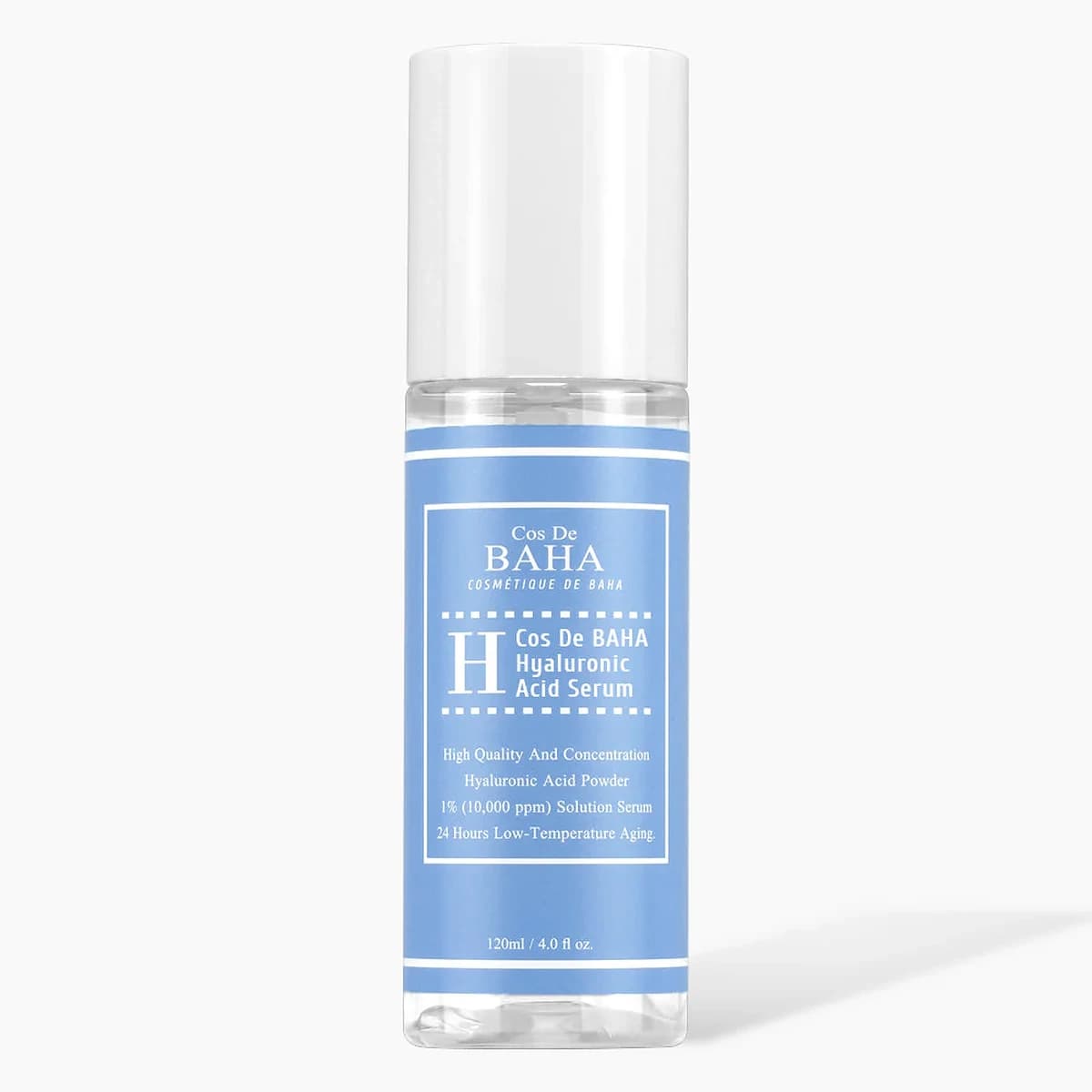 Cos de Baha Pure Hyaluronic 1% 10,000 ppm Serum - Deep hydration, Skin elasticity enhancement