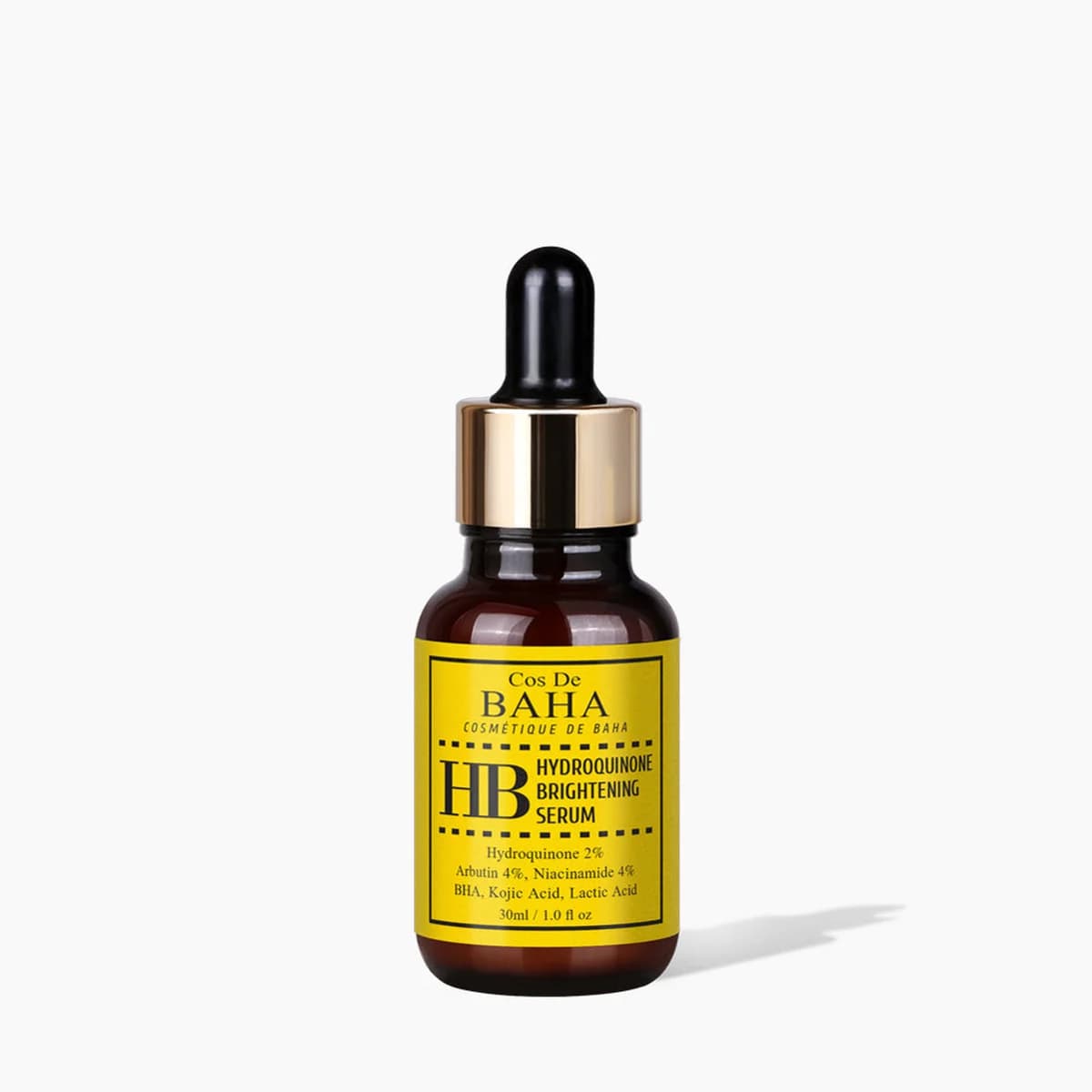 Cos de Baha Hydroquinone 2% Arbutin 4% Niacinamide Kojic Acid Serum - Hyperpigmentation Reduction, Melanin Production Inhibition,Skin Tone Evening, Brightening