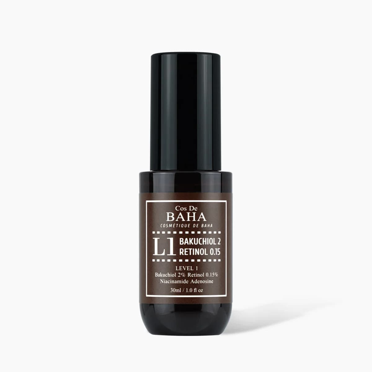 Cos de Baha Bakuchiol 2% Retinol 0.15% Niacinamide Vitamin E Serum - Plant-Based Retinol Alternative - Facial Serum for Smooth Skin Texture - Suitable for All Skin Types