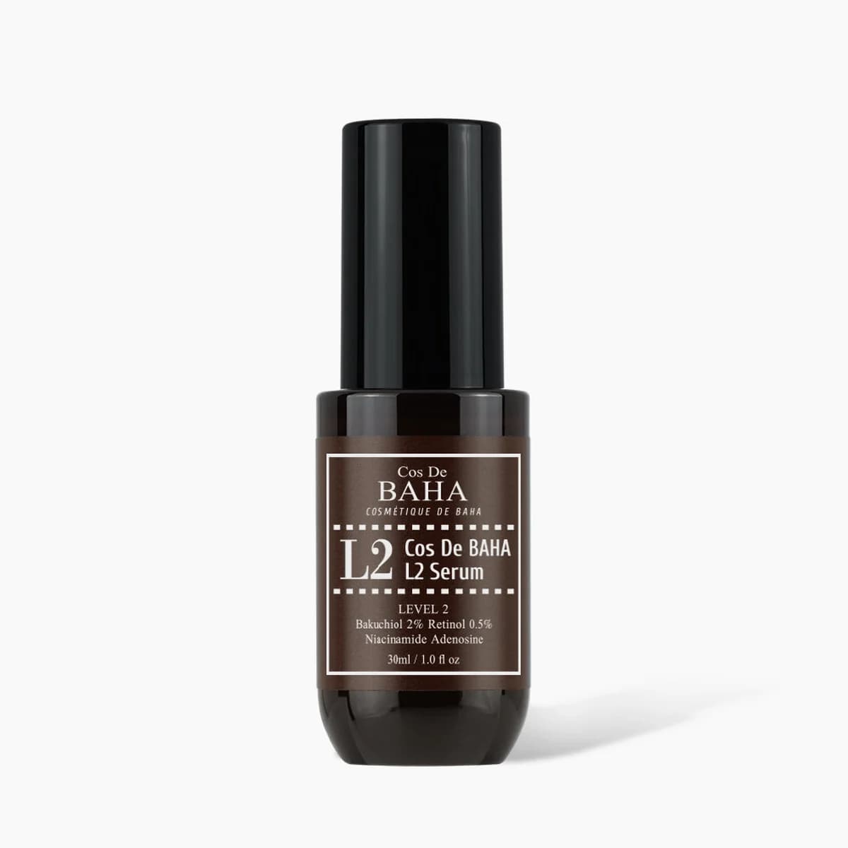 Cos de Baha Bakuchiol 2% Retinol 0.5% Niacinamide Vitamin E Serum with Niacinamide & Hyaluronic Acid - Hydrating Anti-Wrinkle Formula for Face - Plant Based Skincare for All Skin Types