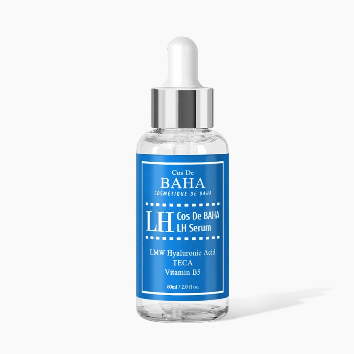 Cos de Baha Low Molecular Hyaluronic Acid Serum, Hydrating & Volumizing Face Serum, Moisture Boost for All Skin Types, Fragrance-Free Formula