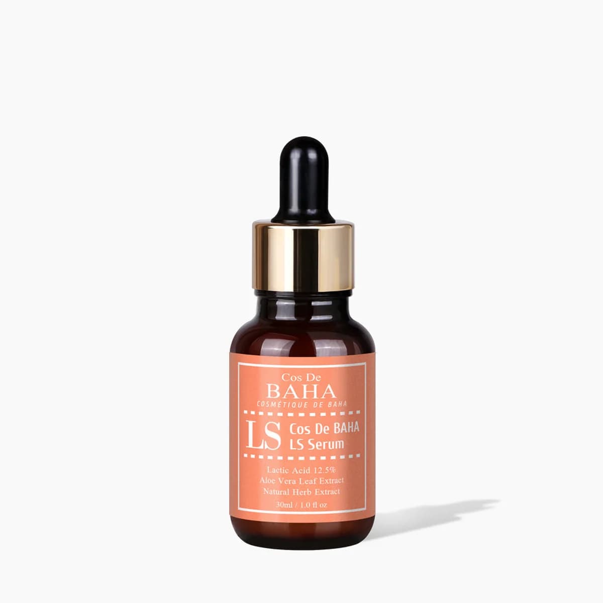 Cos de Baha Lactic Acid 12.5% Mild AHA Exfoliating Serum - Skin texture improvement, Exfoliation, Pore management