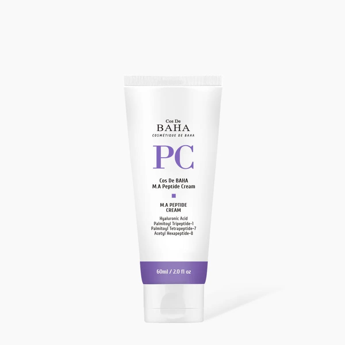 Cos de Baha Matrixyl 3000 Argireline Peptide Hyaluronic Acid Niacinamide Cream - Promotes collagen synthesis, Reduces wrinkles, Enhances skin elasticity, Controls sebum, Soothing and Moisturizing